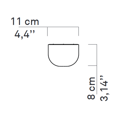 Luceplan+Millimetro laerosett, phase-cut draiveriga, sinine